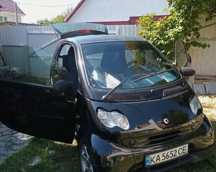 Черный Смарт Форту, объемом двигателя 0.7 л и пробегом 130 тыс. км за 3900 $, фото 1 на Automoto.ua