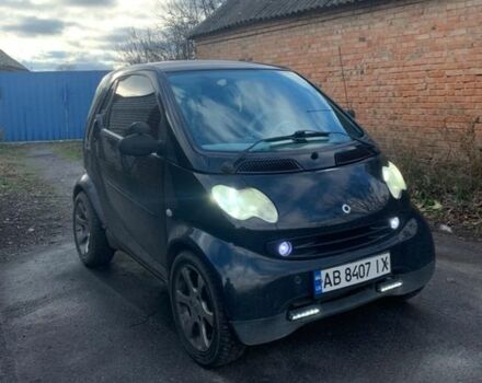 Черный Смарт Форту, объемом двигателя 0.7 л и пробегом 150 тыс. км за 3750 $, фото 1 на Automoto.ua
