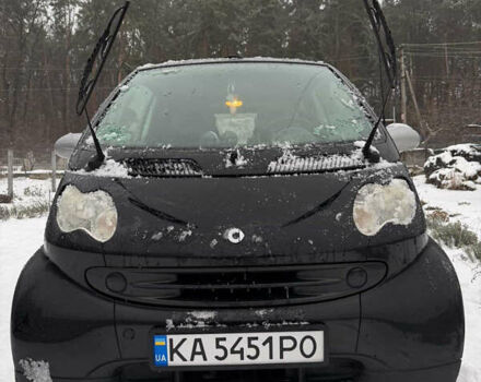 Черный Смарт Форту, объемом двигателя 0.7 л и пробегом 99 тыс. км за 4000 $, фото 1 на Automoto.ua