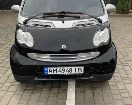 Черный Смарт Форту, объемом двигателя 0.7 л и пробегом 141 тыс. км за 3900 $, фото 1 на Automoto.ua