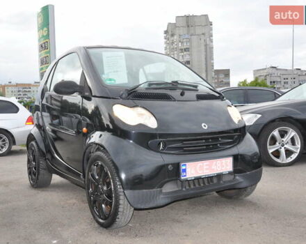 Чорний Смарт Fortwo, об'ємом двигуна 0.7 л та пробігом 90 тис. км за 3400 $, фото 1 на Automoto.ua
