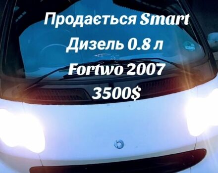 Черный Смарт Форту, объемом двигателя 0.8 л и пробегом 203 тыс. км за 3500 $, фото 1 на Automoto.ua