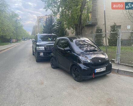 Черный Смарт Форту, объемом двигателя 1 л и пробегом 170 тыс. км за 6000 $, фото 1 на Automoto.ua