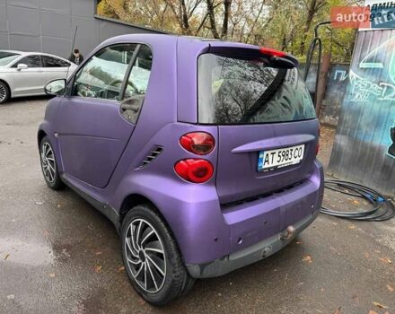 Фіолетовий Смарт Fortwo, об'ємом двигуна 1 л та пробігом 145 тис. км за 4777 $, фото 4 на Automoto.ua