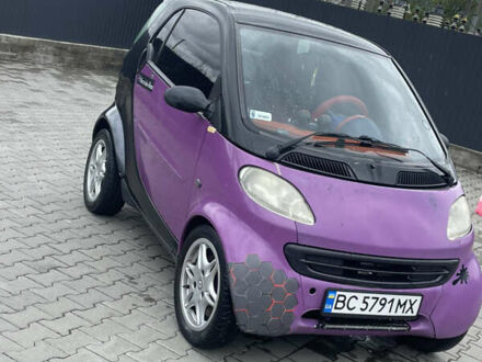 Фіолетовий Смарт Fortwo, об'ємом двигуна 0.6 л та пробігом 217 тис. км за 3000 $, фото 1 на Automoto.ua