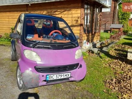 Фіолетовий Смарт Fortwo, об'ємом двигуна 0.6 л та пробігом 217 тис. км за 2500 $, фото 1 на Automoto.ua