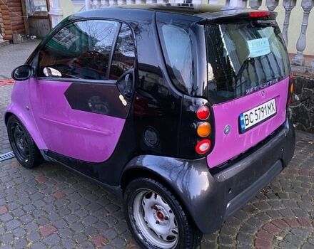Фіолетовий Смарт Fortwo, об'ємом двигуна 0.6 л та пробігом 217 тис. км за 2500 $, фото 1 на Automoto.ua
