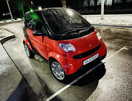 Червоний Смарт Fortwo, об'ємом двигуна 0.7 л та пробігом 117 тис. км за 3300 $, фото 1 на Automoto.ua