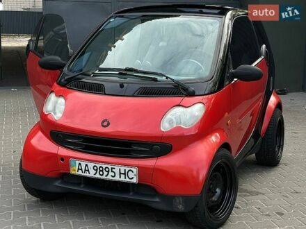 Червоний Смарт Fortwo, об'ємом двигуна 0.7 л та пробігом 193 тис. км за 3800 $, фото 1 на Automoto.ua