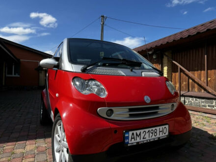 Червоний Смарт Fortwo, об'ємом двигуна 0.7 л та пробігом 278 тис. км за 3000 $, фото 1 на Automoto.ua