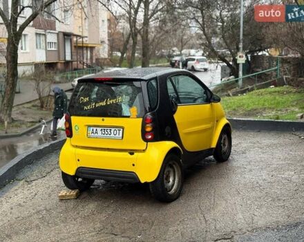 Желтый Смарт Форту, объемом двигателя 0.6 л и пробегом 137 тыс. км за 2650 $, фото 7 на Automoto.ua