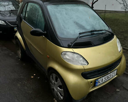 Жовтий Смарт Fortwo, об'ємом двигуна 0.6 л та пробігом 168 тис. км за 1900 $, фото 2 на Automoto.ua