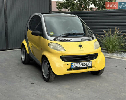 Жовтий Смарт Fortwo, об'ємом двигуна 0.8 л та пробігом 170 тис. км за 3200 $, фото 5 на Automoto.ua