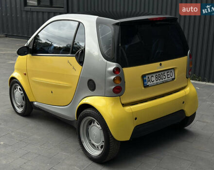 Жовтий Смарт Fortwo, об'ємом двигуна 0.8 л та пробігом 170 тис. км за 3200 $, фото 4 на Automoto.ua