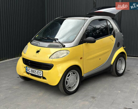 Жовтий Смарт Fortwo, об'ємом двигуна 0.8 л та пробігом 170 тис. км за 3200 $, фото 2 на Automoto.ua
