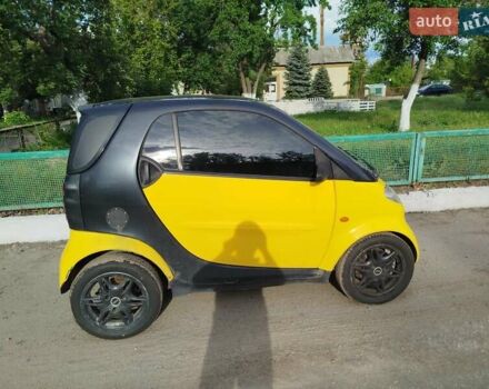 Жовтий Смарт Fortwo, об'ємом двигуна 0.6 л та пробігом 178 тис. км за 3400 $, фото 2 на Automoto.ua
