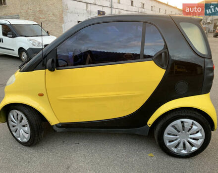 Желтый Смарт Форту, объемом двигателя 0.6 л и пробегом 146 тыс. км за 2300 $, фото 4 на Automoto.ua