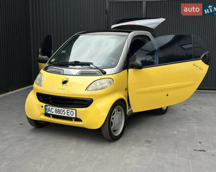Жовтий Смарт Fortwo, об'ємом двигуна 0.8 л та пробігом 170 тис. км за 3200 $, фото 1 на Automoto.ua