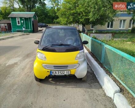 Жовтий Смарт Fortwo, об'ємом двигуна 0.6 л та пробігом 178 тис. км за 3400 $, фото 1 на Automoto.ua