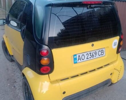 Жовтий Смарт Fortwo, об'ємом двигуна 0.6 л та пробігом 130 тис. км за 2550 $, фото 1 на Automoto.ua