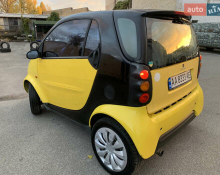 Желтый Смарт Форту, объемом двигателя 0.6 л и пробегом 146 тыс. км за 2300 $, фото 6 на Automoto.ua