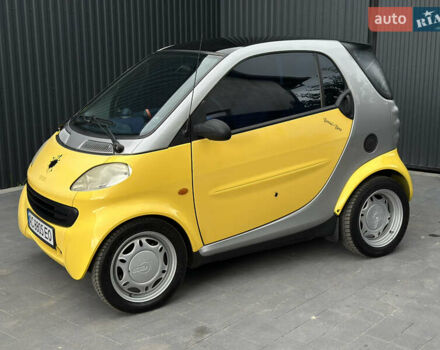 Жовтий Смарт Fortwo, об'ємом двигуна 0.8 л та пробігом 170 тис. км за 3200 $, фото 10 на Automoto.ua