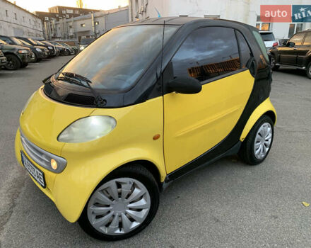 Желтый Смарт Форту, объемом двигателя 0.6 л и пробегом 146 тыс. км за 2300 $, фото 1 на Automoto.ua