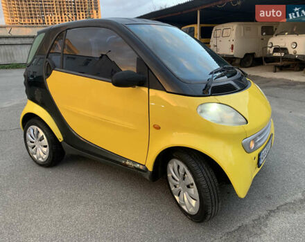 Желтый Смарт Форту, объемом двигателя 0.6 л и пробегом 146 тыс. км за 2300 $, фото 2 на Automoto.ua