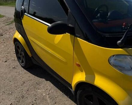 Желтый Смарт Форту, объемом двигателя 0.6 л и пробегом 191 тыс. км за 2900 $, фото 3 на Automoto.ua