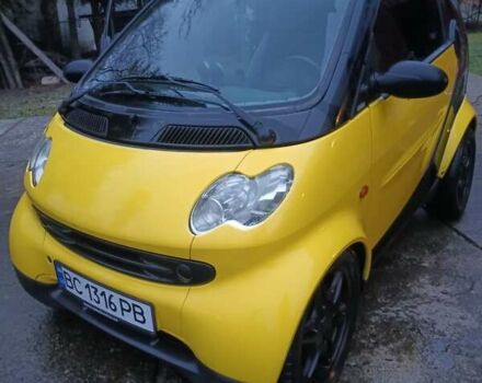 Жовтий Смарт Fortwo, об'ємом двигуна 0.7 л та пробігом 230 тис. км за 2800 $, фото 2 на Automoto.ua