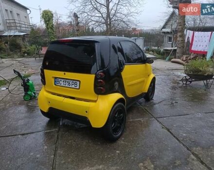 Жовтий Смарт Fortwo, об'ємом двигуна 0.7 л та пробігом 230 тис. км за 2800 $, фото 8 на Automoto.ua