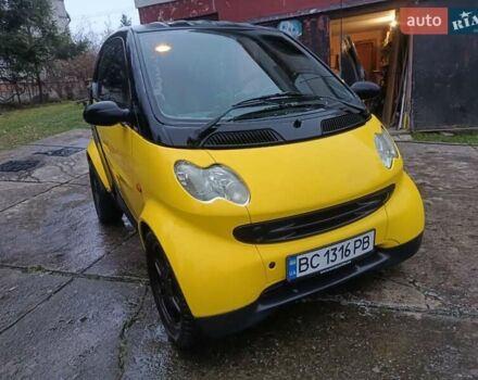 Жовтий Смарт Fortwo, об'ємом двигуна 0.7 л та пробігом 230 тис. км за 2800 $, фото 1 на Automoto.ua
