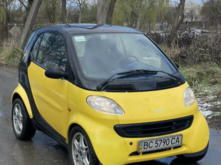 Смарт Fortwo 1999 у Львові на Automoto.ua Жовтий Смарт Fortwo, об'ємом двигуна 0.6 л та пробігом 199 тис. км за 2500 $, фото 1 на Automoto.ua