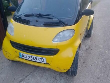 Смарт Форту 2000 в Иршава на Automoto.ua Желтый Смарт Форту, объемом двигателя 0.6 л и пробегом 130 тыс. км за 2550 $, фото 1 на Automoto.ua