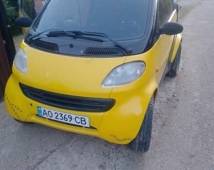 Жовтий Смарт Fortwo, об'ємом двигуна 0.6 л та пробігом 130 тис. км за 2550 $, фото 1 на Automoto.ua
