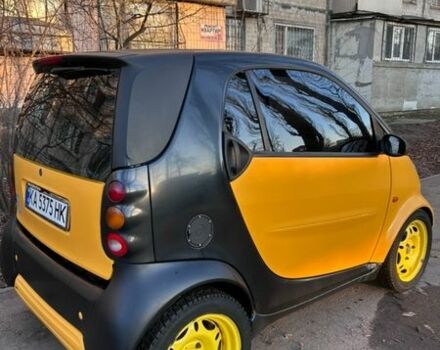 Желтый Смарт Форту, объемом двигателя 0.6 л и пробегом 173 тыс. км за 2000 $, фото 1 на Automoto.ua