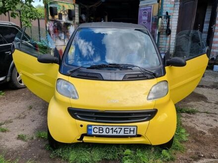 Жовтий Смарт Fortwo, об'ємом двигуна 0.6 л та пробігом 224 тис. км за 1700 $, фото 1 на Automoto.ua