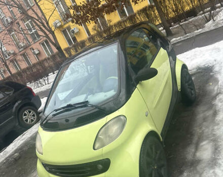 Желтый Смарт Форту, объемом двигателя 0.6 л и пробегом 200 тыс. км за 2600 $, фото 1 на Automoto.ua