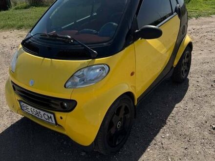 Желтый Смарт Форту, объемом двигателя 0.6 л и пробегом 191 тыс. км за 2900 $, фото 1 на Automoto.ua