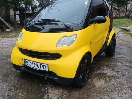 Желтый Смарт Форту, объемом двигателя 0.7 л и пробегом 230 тыс. км за 2800 $, фото 1 на Automoto.ua