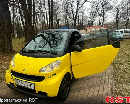 Желтый Смарт Форту, объемом двигателя 1 л и пробегом 201 тыс. км за 4750 $, фото 1 на Automoto.ua