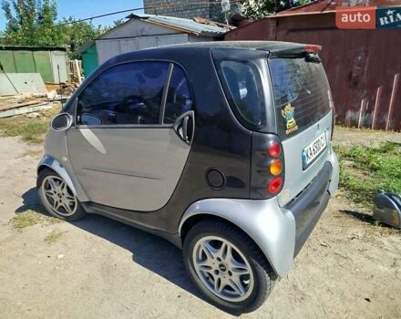 Сірий Смарт Fortwo, об'ємом двигуна 0.6 л та пробігом 216 тис. км за 2500 $, фото 1 на Automoto.ua