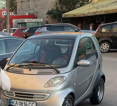 Сірий Смарт Fortwo, об'ємом двигуна 0.6 л та пробігом 296 тис. км за 2100 $, фото 2 на Automoto.ua