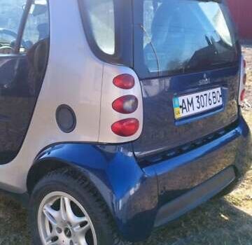 Сірий Смарт Fortwo, об'ємом двигуна 0.6 л та пробігом 143 тис. км за 2500 $, фото 5 на Automoto.ua