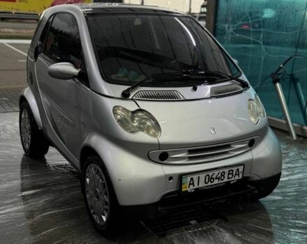 Сірий Смарт Fortwo, об'ємом двигуна 0.8 л та пробігом 197 тис. км за 3500 $, фото 2 на Automoto.ua