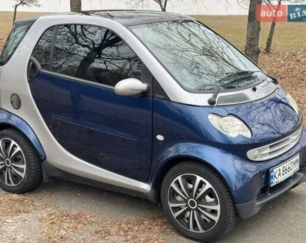 Сірий Смарт Fortwo, об'ємом двигуна 0.8 л та пробігом 163 тис. км за 4200 $, фото 1 на Automoto.ua