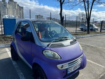 Сірий Смарт Fortwo, об'ємом двигуна 0.6 л та пробігом 217 тис. км за 2800 $, фото 1 на Automoto.ua