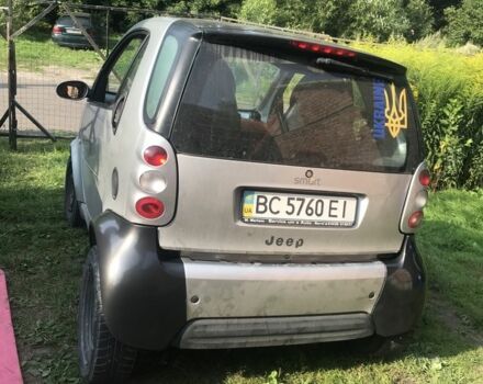 Сірий Смарт Fortwo, об'ємом двигуна 0.6 л та пробігом 123 тис. км за 3000 $, фото 1 на Automoto.ua