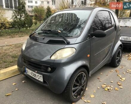 Сірий Смарт Fortwo, об'ємом двигуна 0.6 л та пробігом 218 тис. км за 2400 $, фото 1 на Automoto.ua