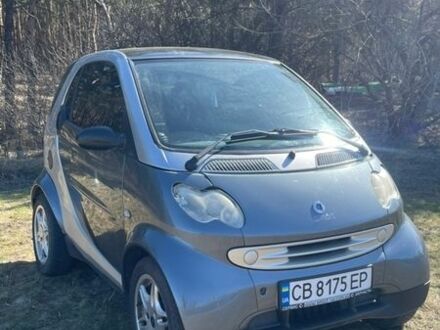 Сірий Смарт Fortwo, об'ємом двигуна 0.6 л та пробігом 212 тис. км за 2500 $, фото 1 на Automoto.ua